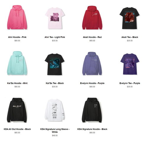 K/DA ALL OUT聯(lián)動(dòng)產(chǎn)品線 轉(zhuǎn)型服裝廠的創(chuàng)新之路